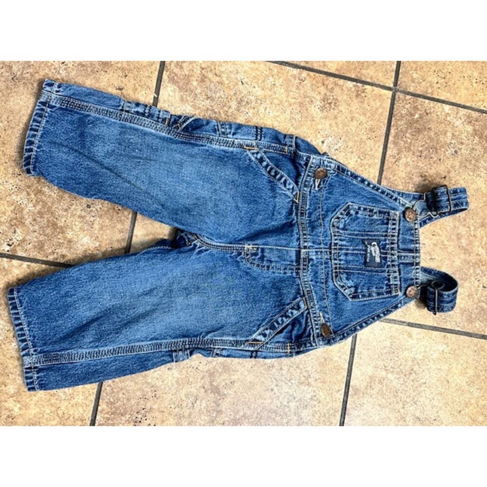 OshKosh B'gosh Denim Blue Baby Overalls One-Piece